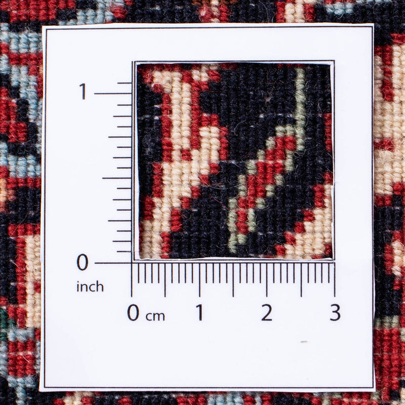 Alfombra persa - Bidjar - 314 x 253 cm - rojo oscuro