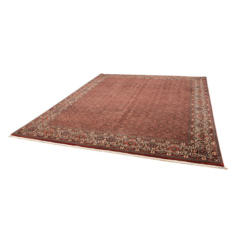 Alfombra persa - Bidjar - 308 x 254 cm - rojo oscuro