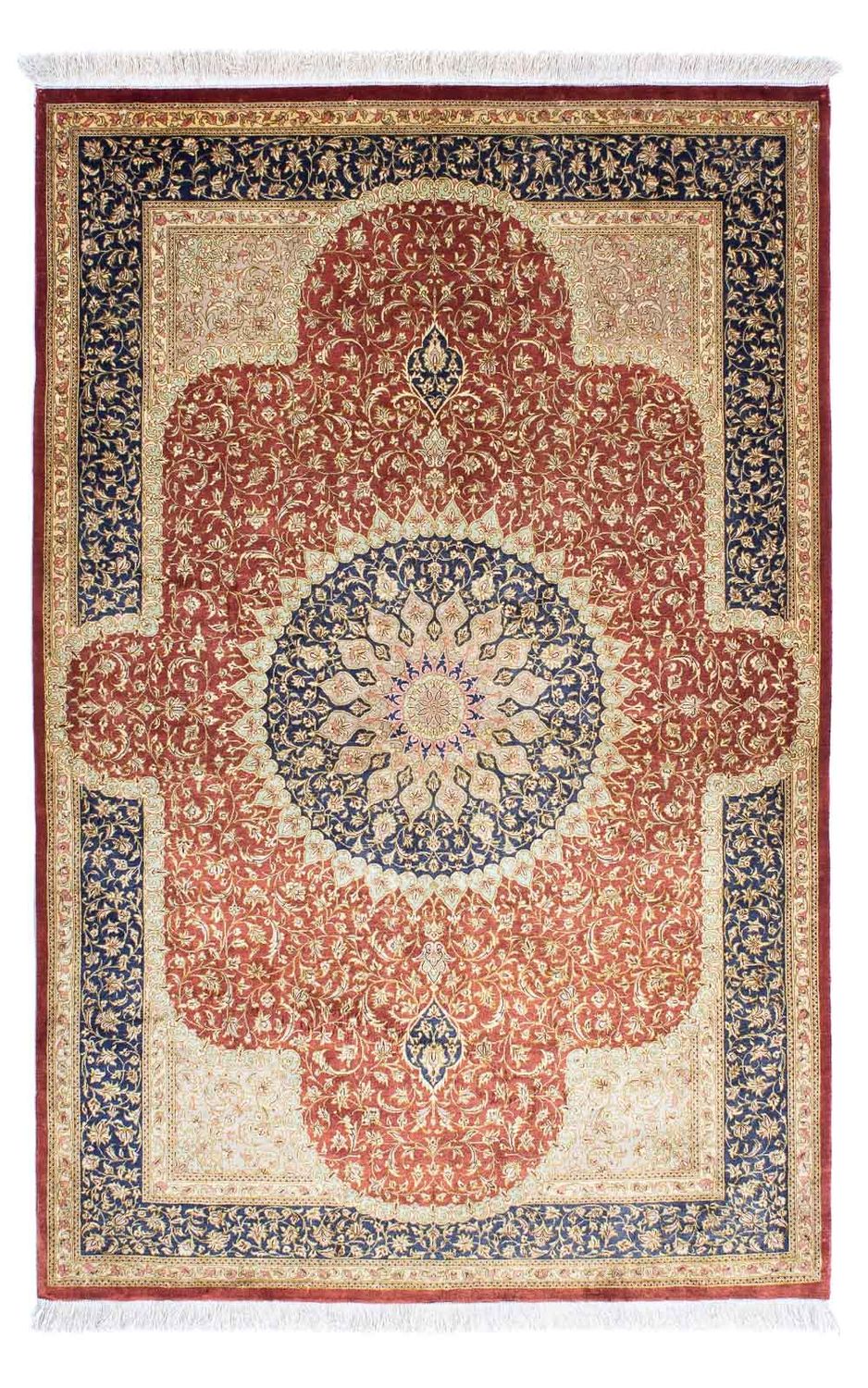 Alfombra persa - Ghom - 154 x 100 cm - óxido