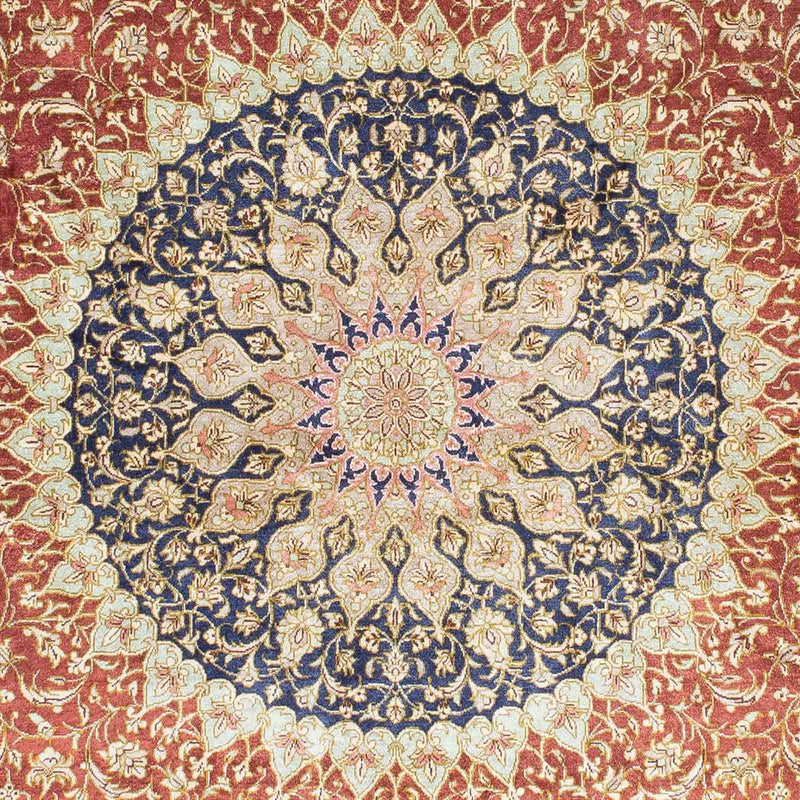 Alfombra persa - Ghom - 154 x 100 cm - óxido