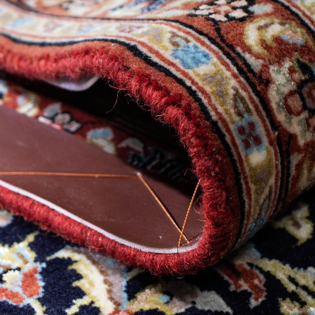 Alfombra de pasillo Alfombra persa - Ghom - 200 x 52 cm - verde