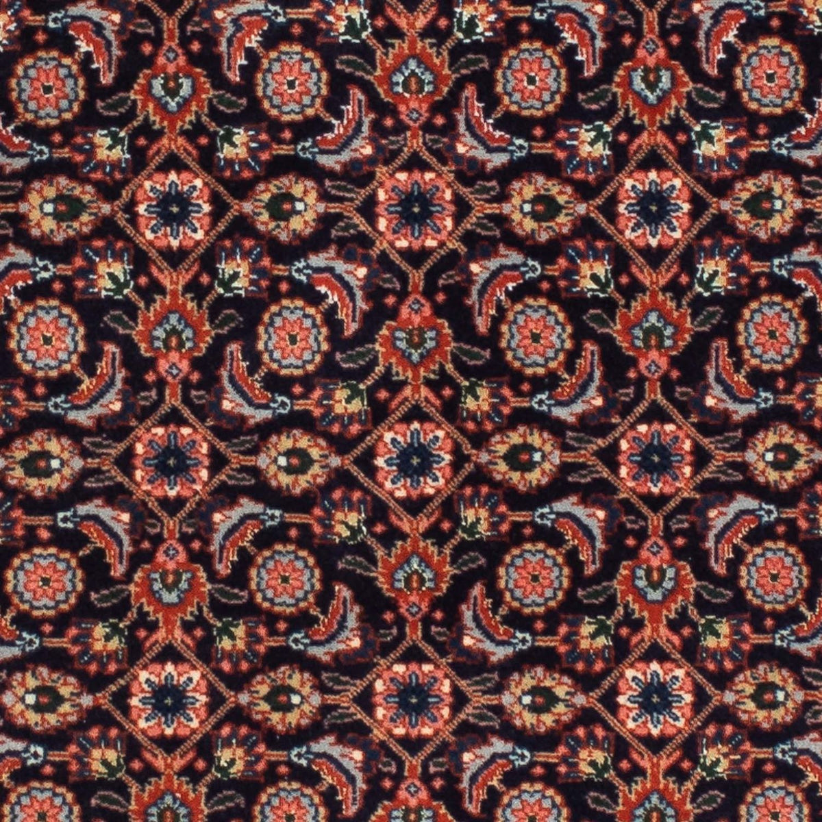Alfombra de pasillo Alfombra persa - Tabriz - 210 x 75 cm - azul oscuro