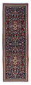 Alfombra de pasillo Alfombra persa - Ghom - 197 x 70 cm - azul oscuro