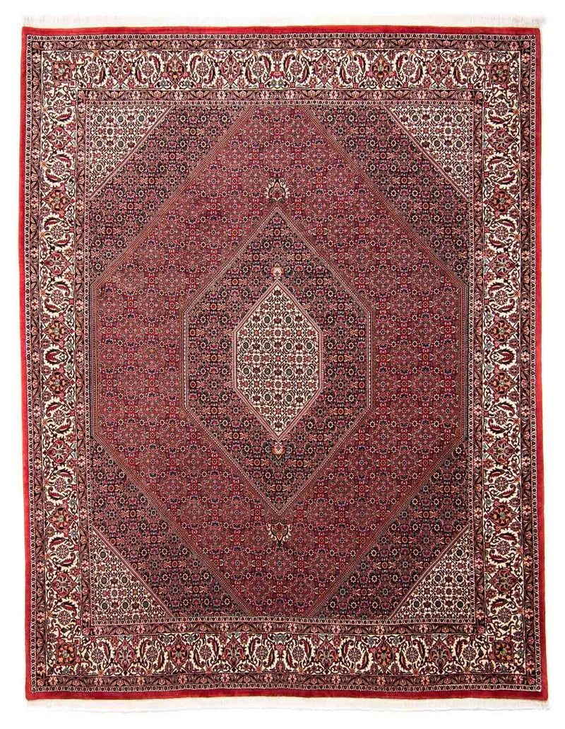 Alfombra persa - Bidjar - 298 x 258 cm - rojo