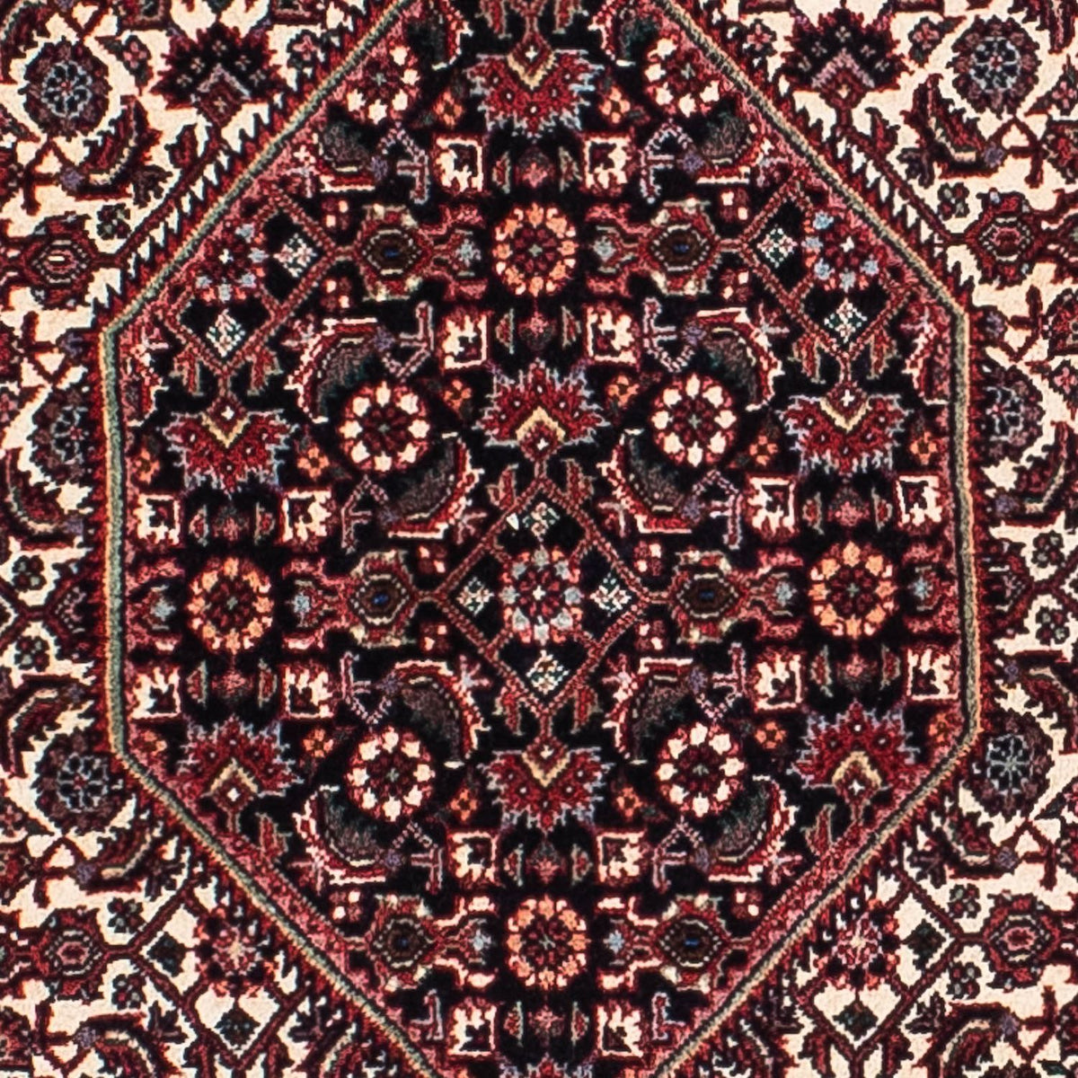 Alfombra persa - Bidjar - 200 x 131 cm - azul oscuro
