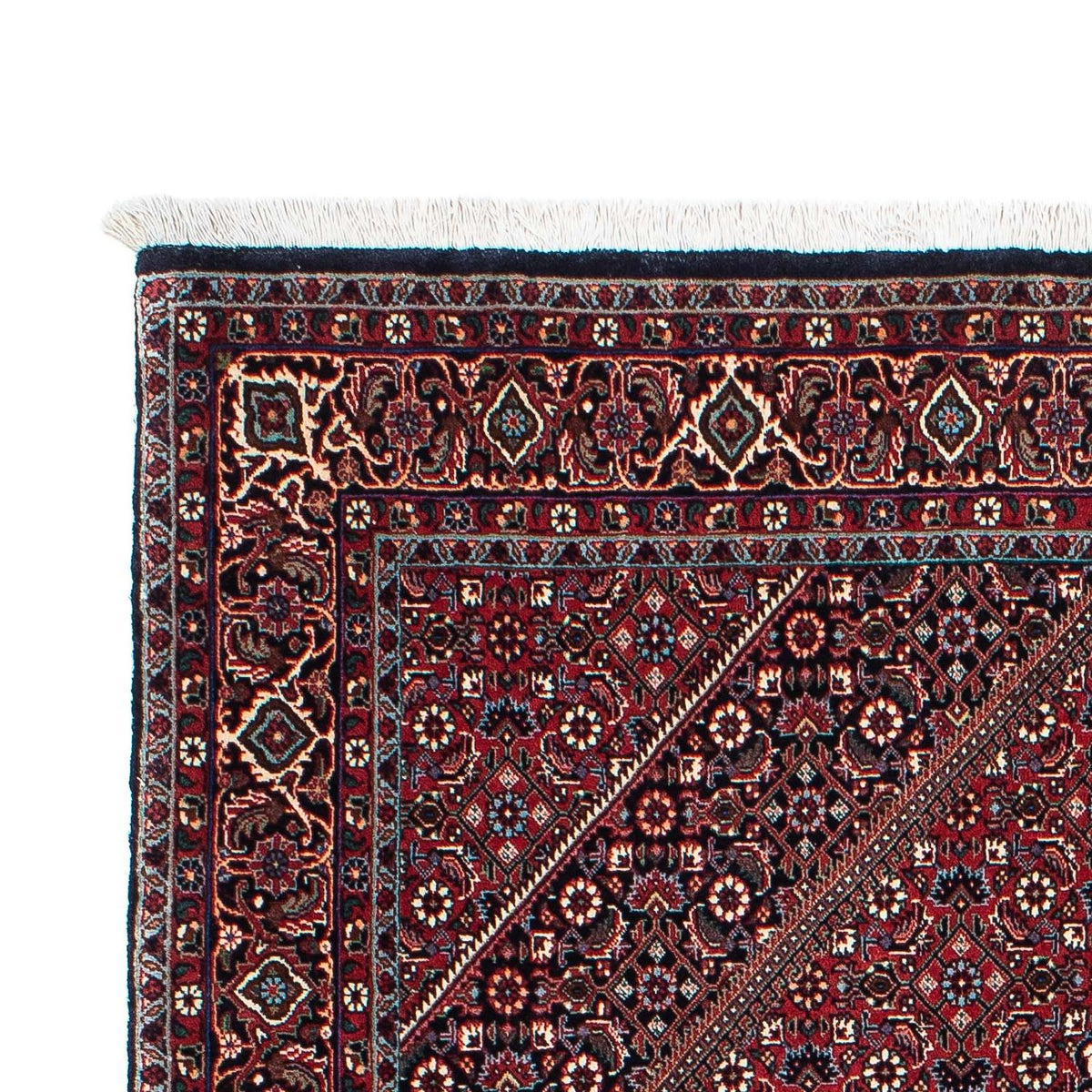 Alfombra persa - Bidjar - 200 x 131 cm - azul oscuro