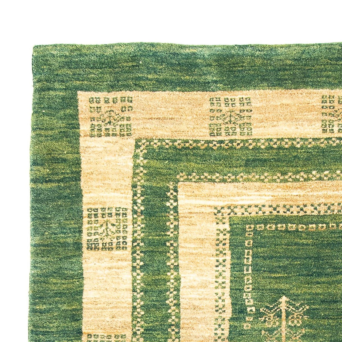 Alfombra Gabbeh - Persa - 188 x 151 cm - verde