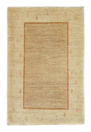 Alfombra Gabbeh - Loribaft Persa - 182 x 123 cm - beige