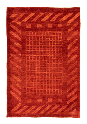 Alfombra Gabbeh - Loribaft Persa - 172 x 119 cm - rojo