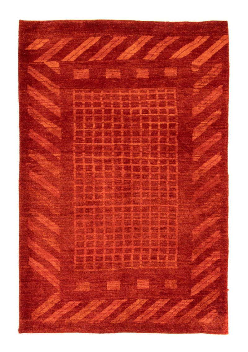 Alfombra Gabbeh - Loribaft Persa - 172 x 119 cm - rojo