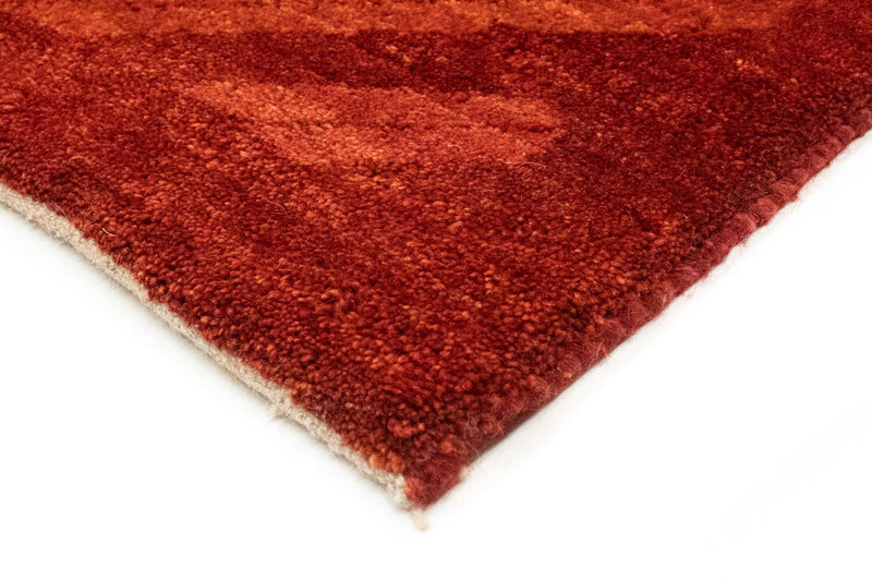 Alfombra Gabbeh - Loribaft Persa - 172 x 119 cm - rojo