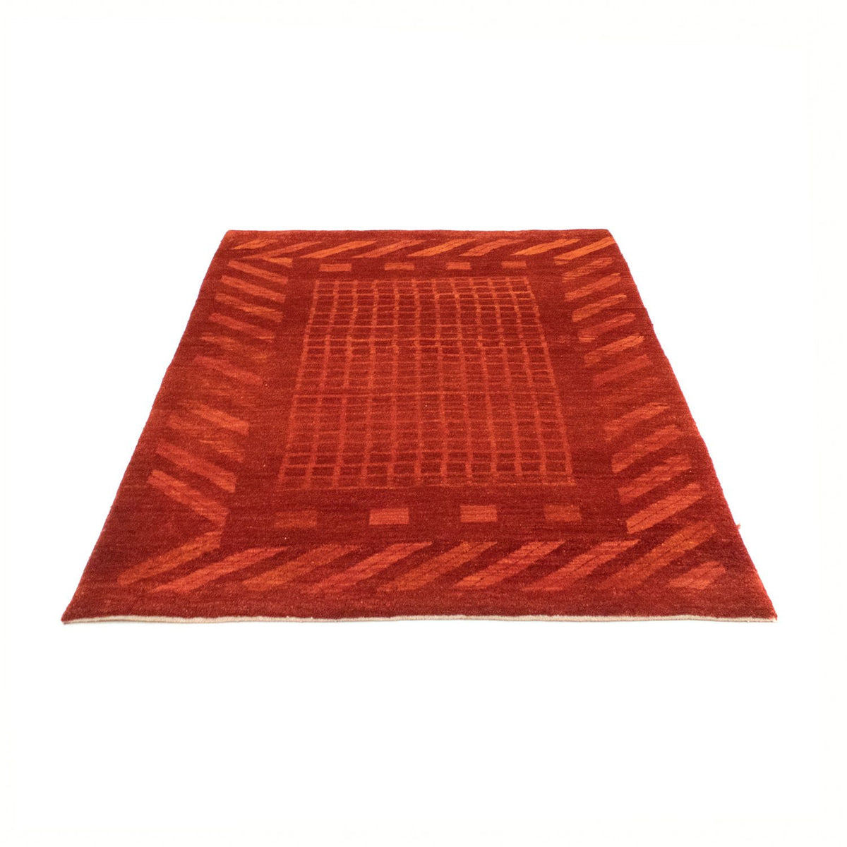 Alfombra Gabbeh - Loribaft Persa - 172 x 119 cm - rojo