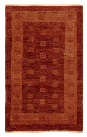 Alfombra Gabbeh - Persa - 191 x 120 cm - rojo oscuro