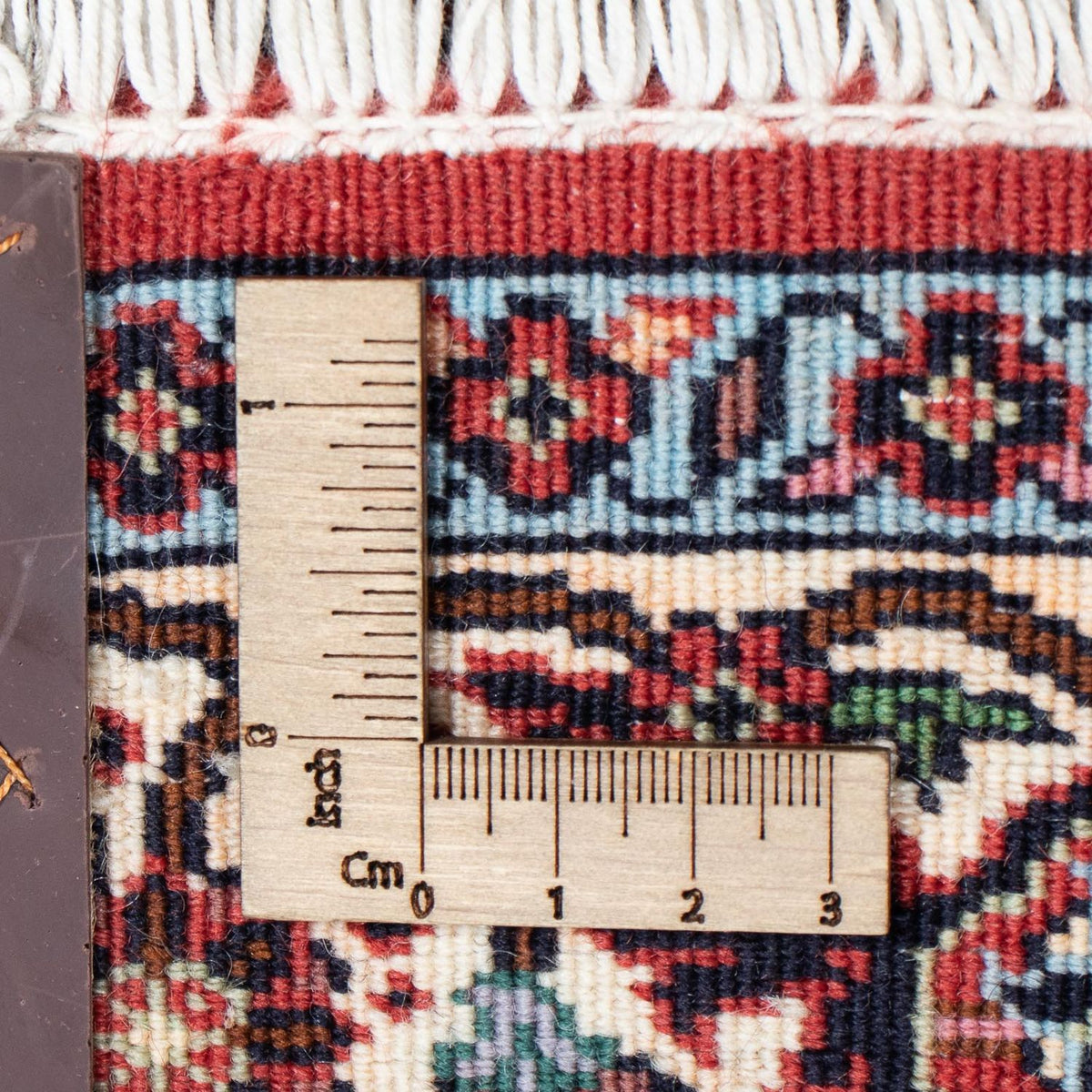 Alfombra de pasillo Alfombra persa - Bidjar - 385 x 84 cm - rojo oscuro