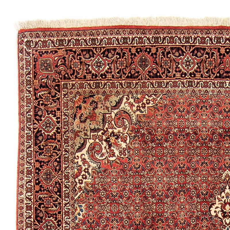 Alfombra persa - Bidjar - 232 x 170 cm - rojo oscuro