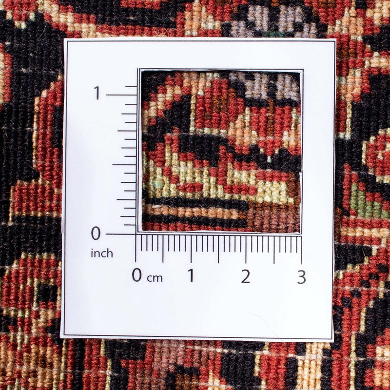 Alfombra persa - Bidjar - 232 x 170 cm - rojo oscuro