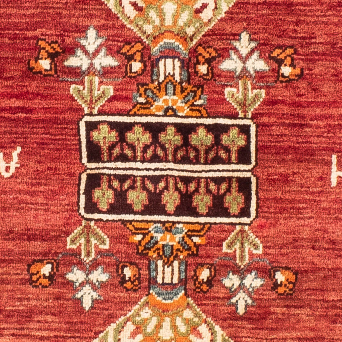 Alfombra persa - Nómada - 202 x 127 cm - azul oscuro