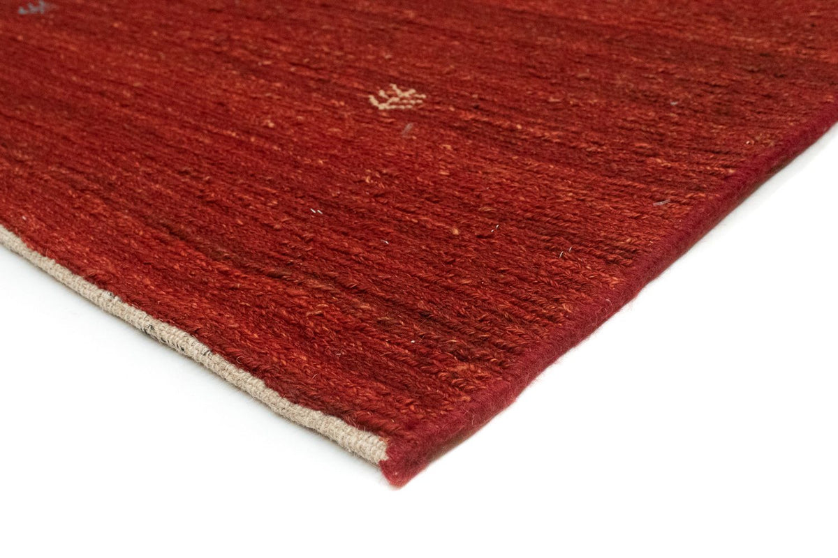 Alfombra Gabbeh - Persa - 189 x 152 cm - rojo