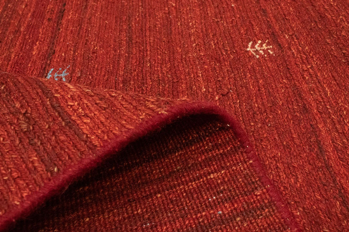 Alfombra Gabbeh - Persa - 189 x 152 cm - rojo