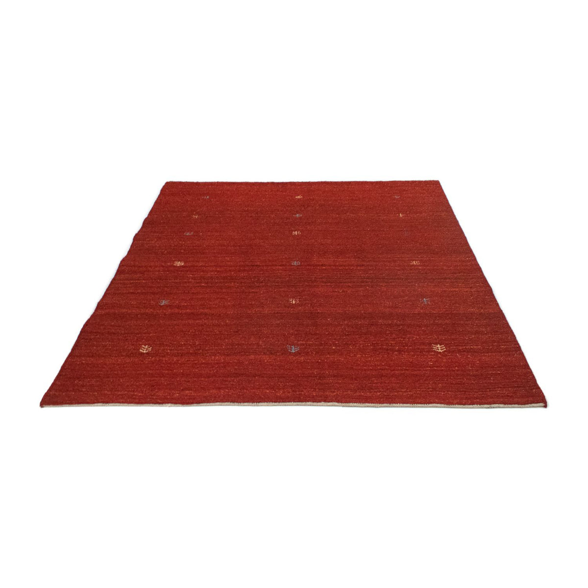 Alfombra Gabbeh - Persa - 189 x 152 cm - rojo