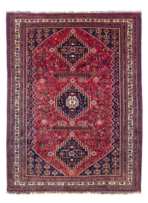 Alfombra persa - Nómada - 320 x 226 cm - rojo oscuro