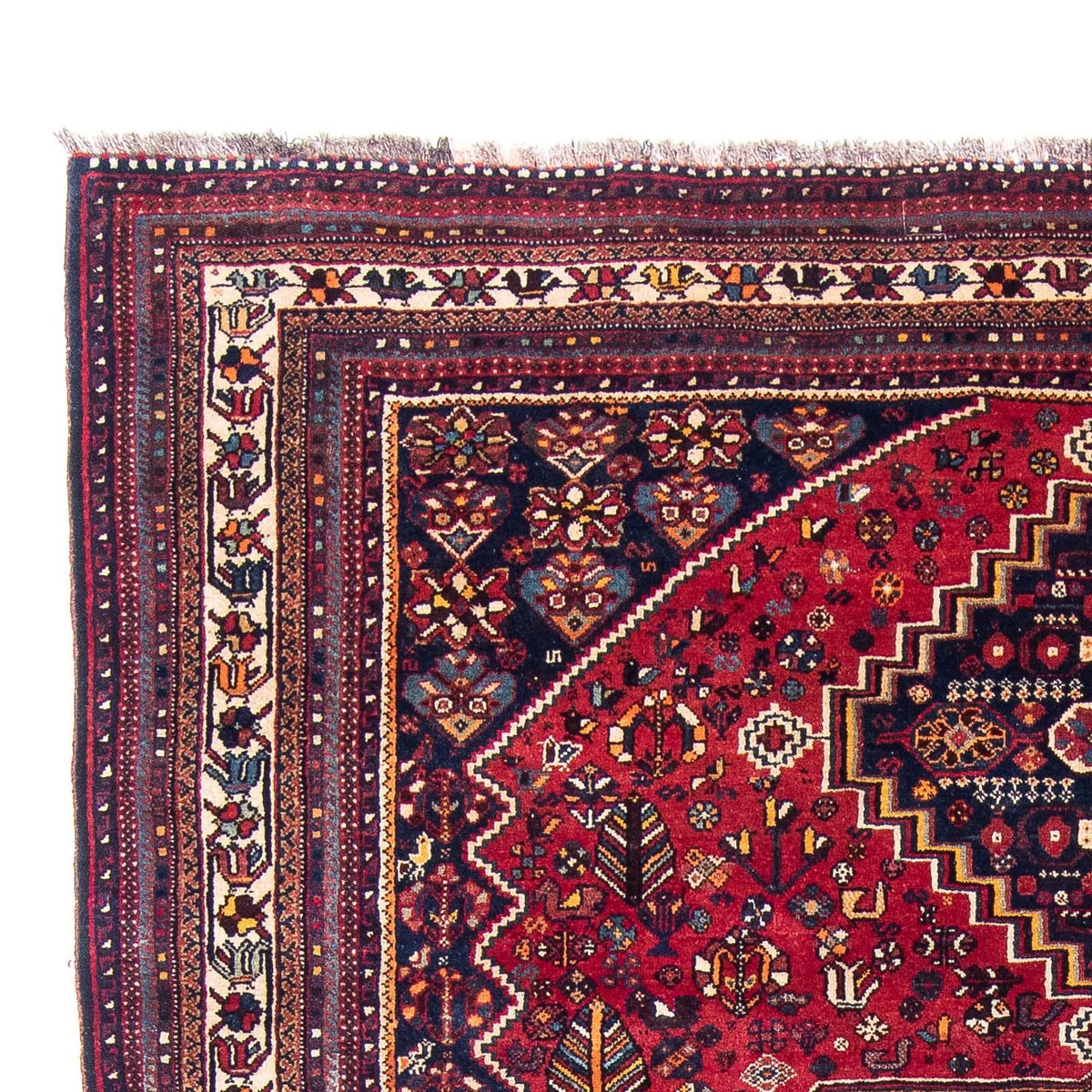 Alfombra persa - Nómada - 320 x 226 cm - rojo oscuro