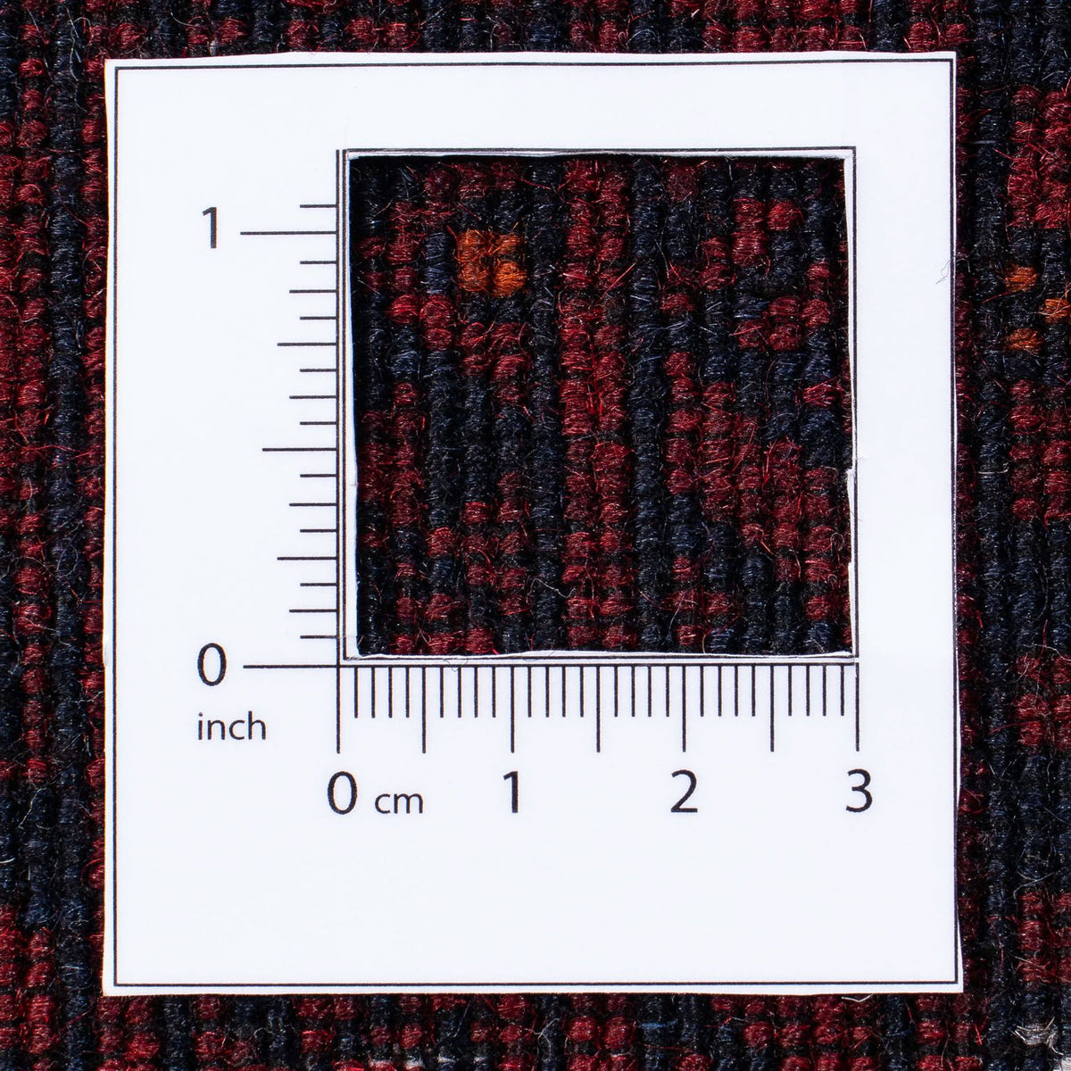 Alfombra Turkaman - 249 x 160 cm - rojo oscuro