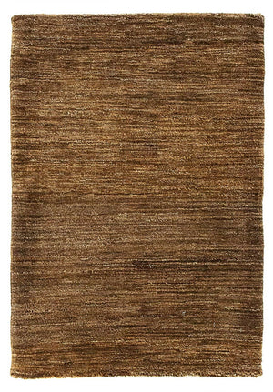 Alfombra Gabbeh - Indus - 92 x 66 cm - marrón oscuro
