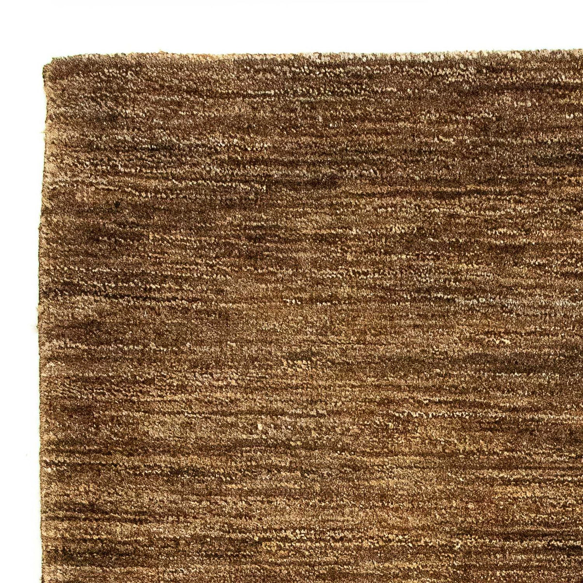 Alfombra Gabbeh - Indus - 92 x 66 cm - marrón oscuro
