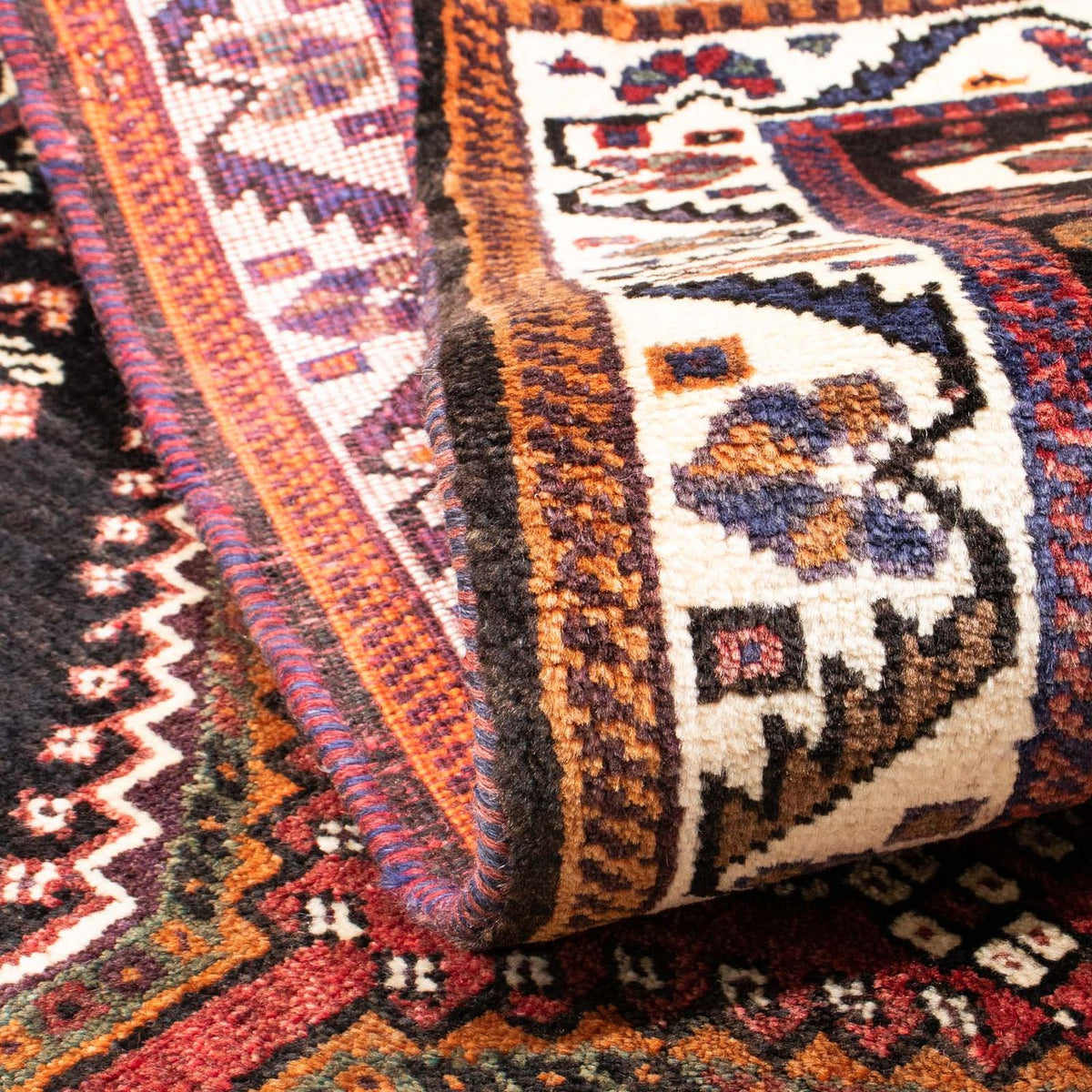 Alfombra persa - Nómada - 154 x 104 cm - rojo