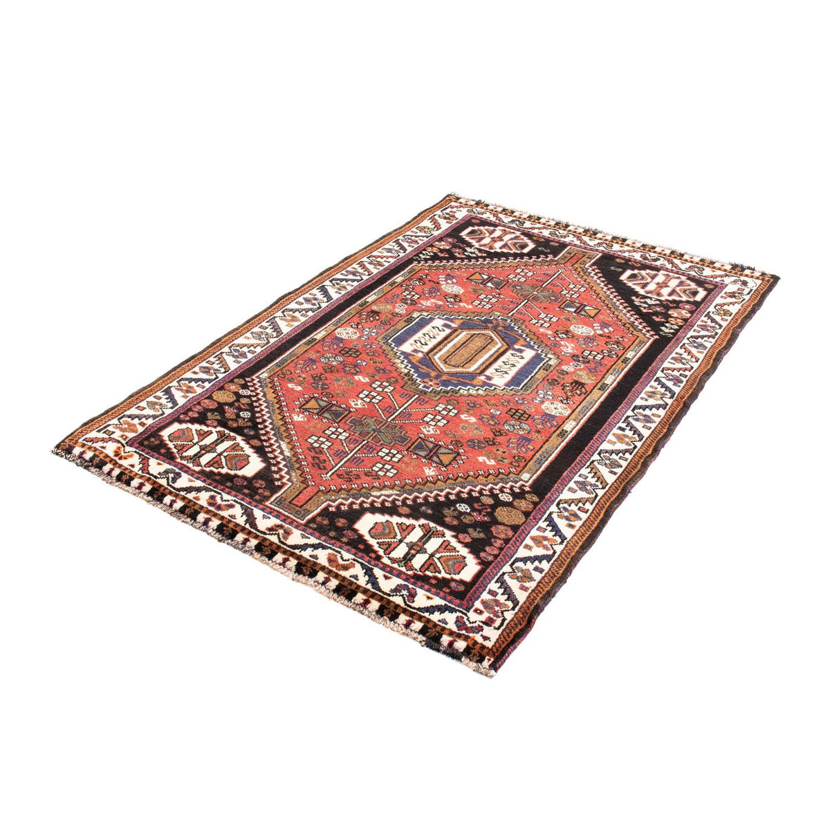 Alfombra persa - Nómada - 154 x 104 cm - rojo