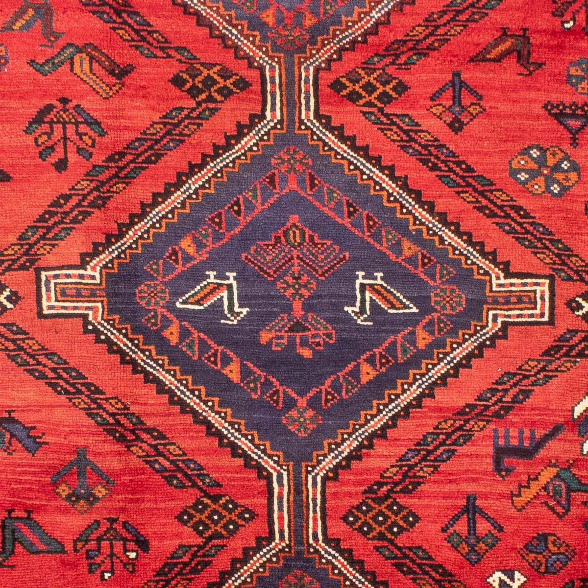 Alfombra persa - Nómada - 287 x 200 cm - rojo