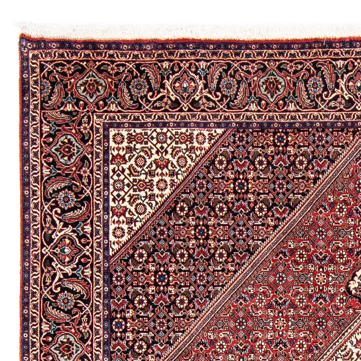 Alfombra persa - Bidjar - 232 x 170 cm - rojo