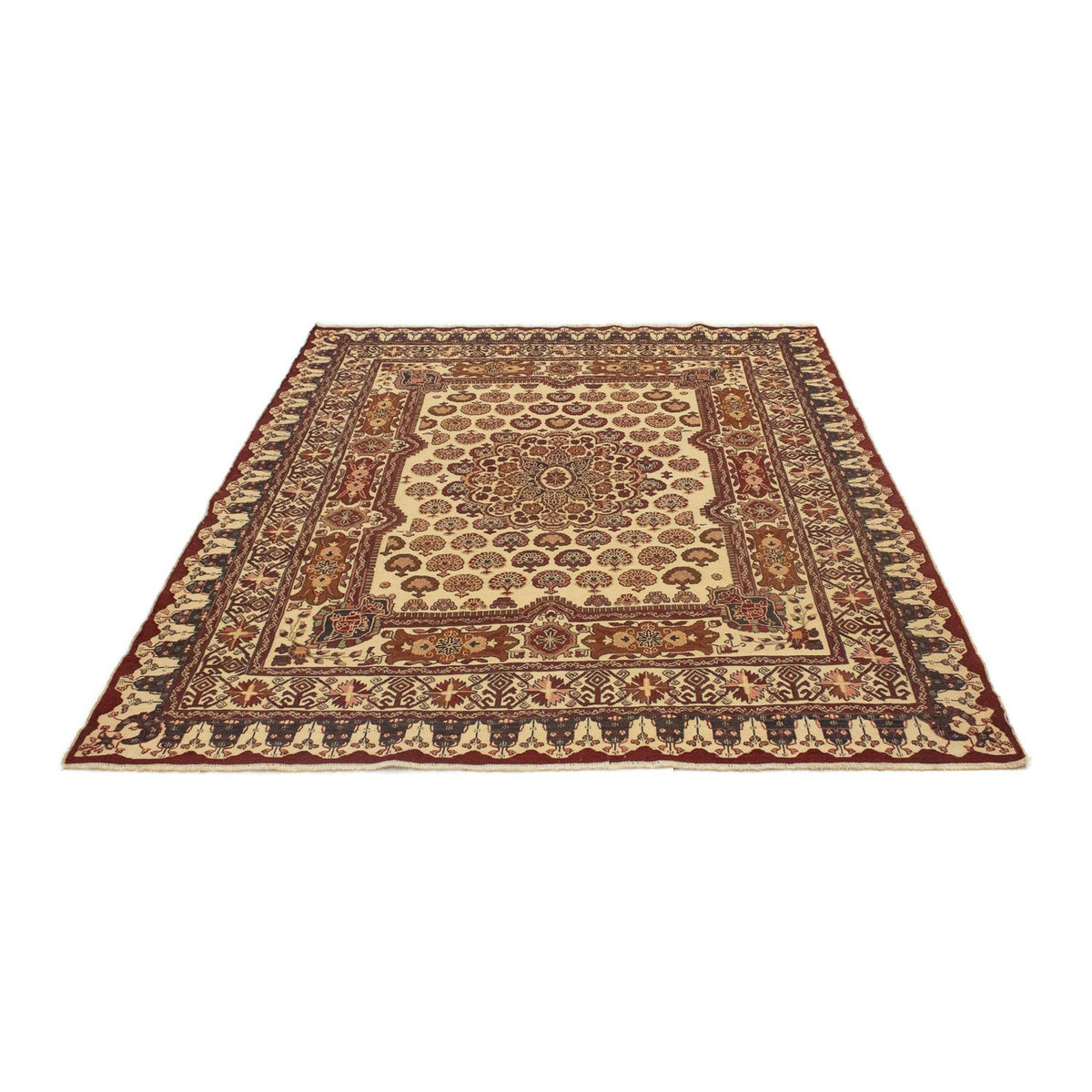 Alfombra Kelim - Oriental - 185 x 148 cm - multicolor