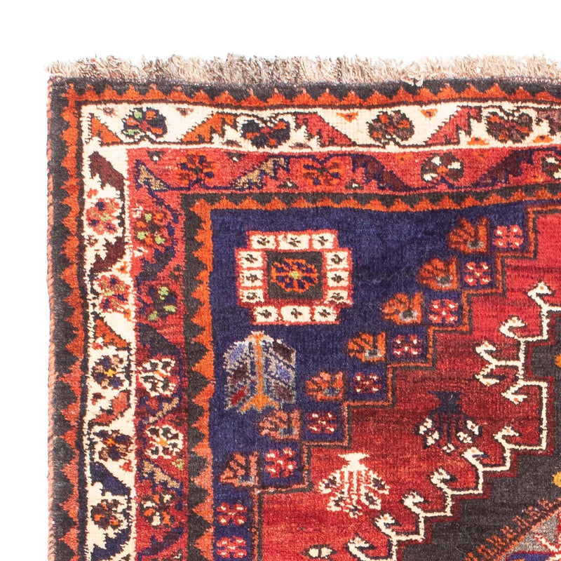 Alfombra persa - Nómada - 167 x 116 cm - rojo oscuro