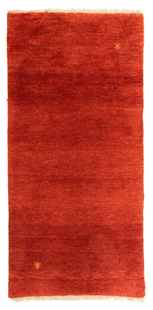 Alfombra Gabbeh - Persa - 143 x 64 cm - rojo