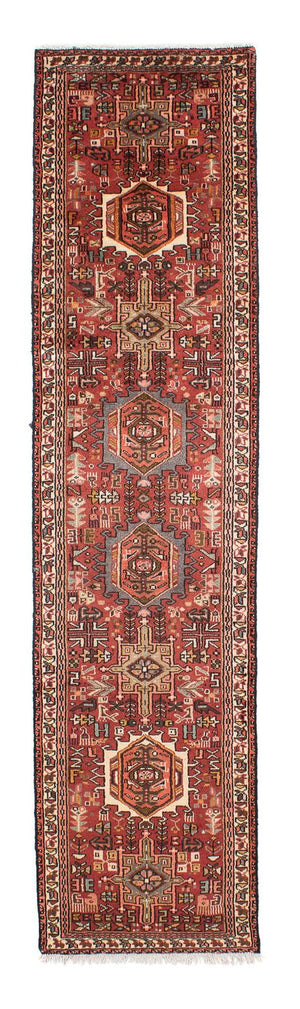Alfombra de pasillo Alfombra persa - Nómada - 292 x 70 cm - rojo claro