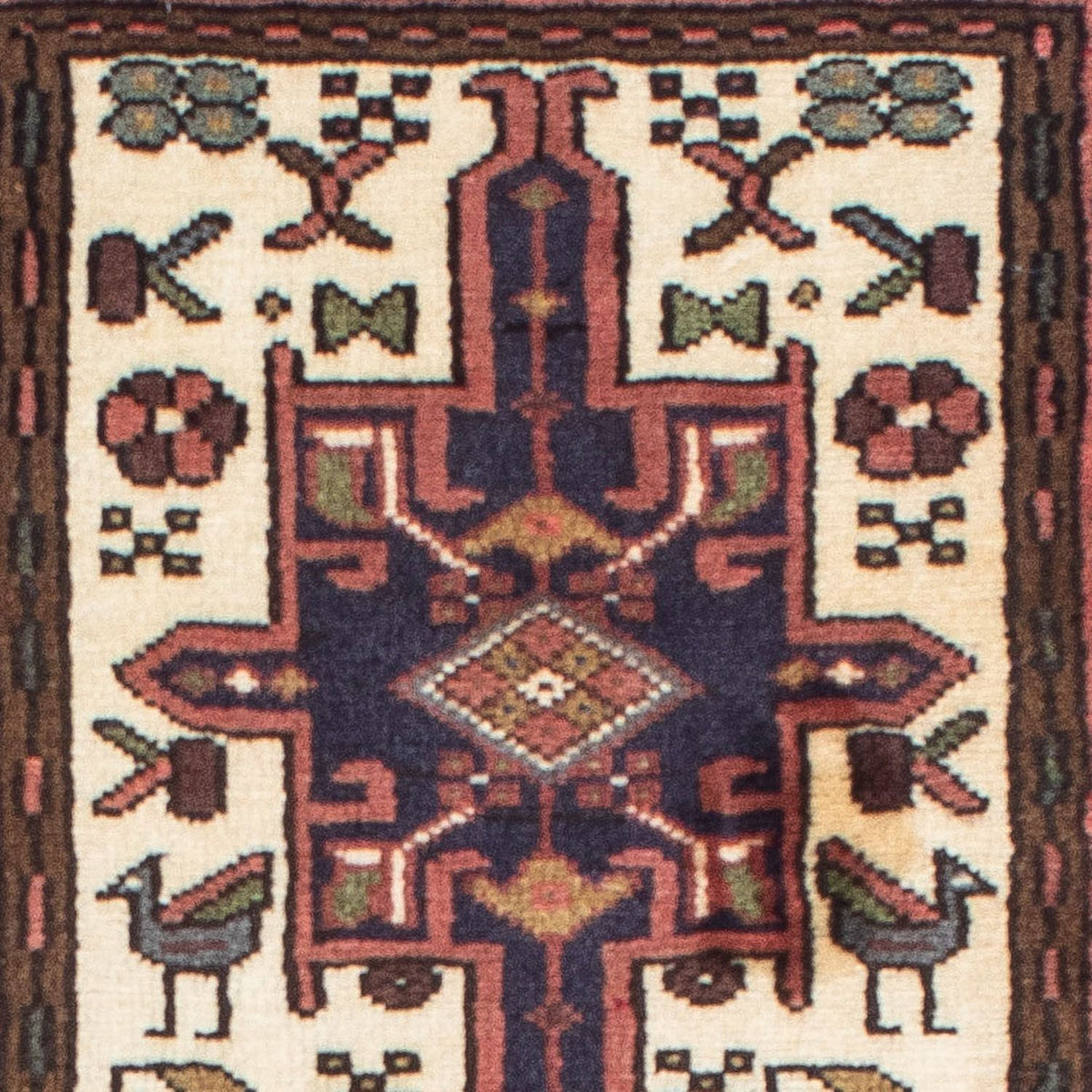 Alfombra de pasillo Alfombra persa - Nómada - 192 x 68 cm - beige