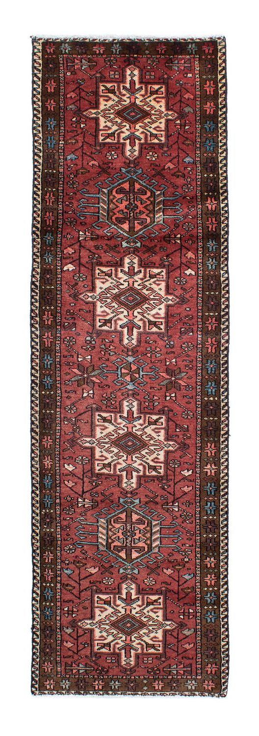 Alfombra de pasillo Alfombra persa - Nómada - 304 x 85 cm - rojo oscuro