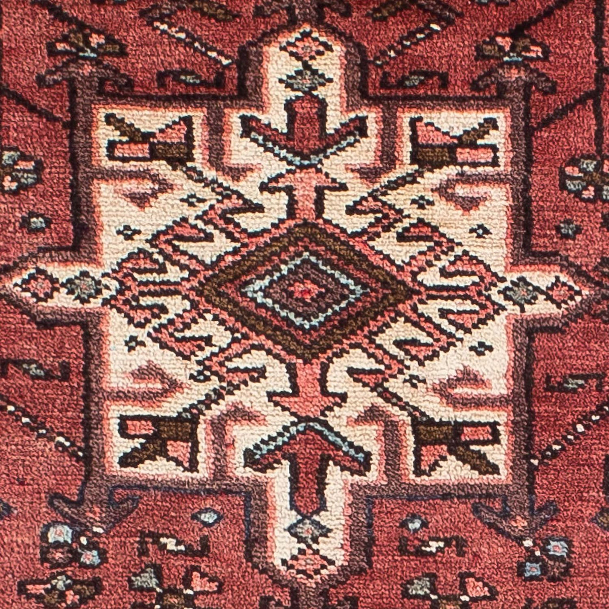 Alfombra de pasillo Alfombra persa - Nómada - 304 x 85 cm - rojo oscuro