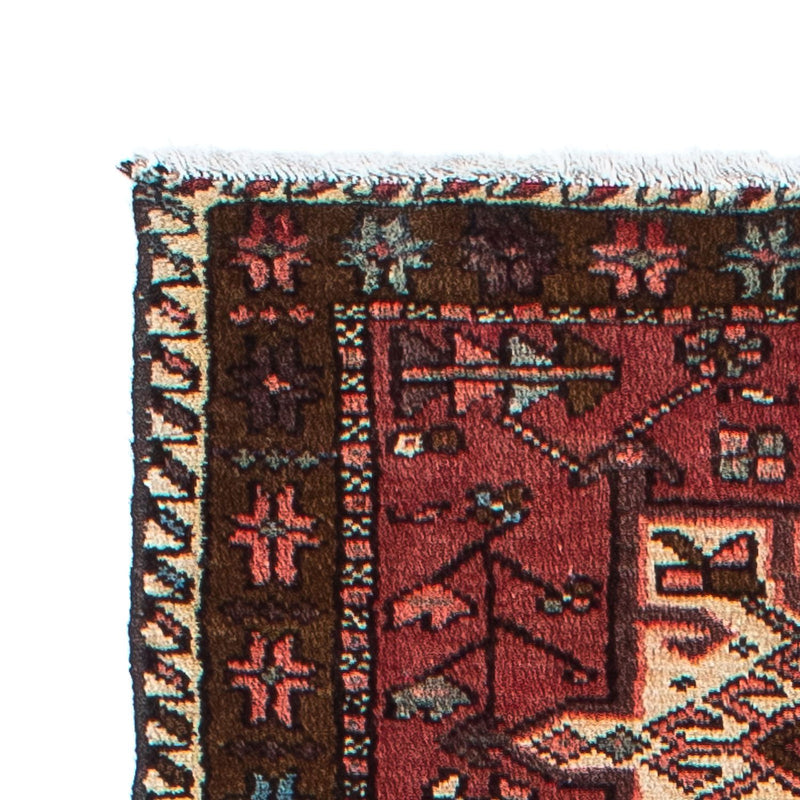 Alfombra de pasillo Alfombra persa - Nómada - 304 x 85 cm - rojo oscuro