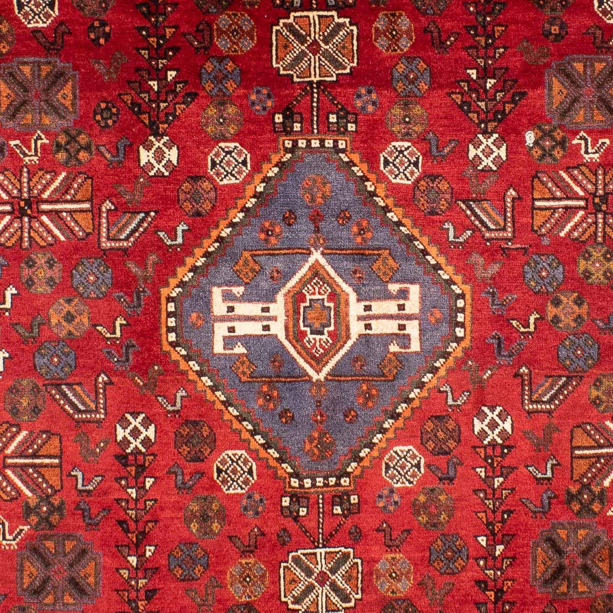Alfombra persa - Nómada - 312 x 216 cm - rojo oscuro