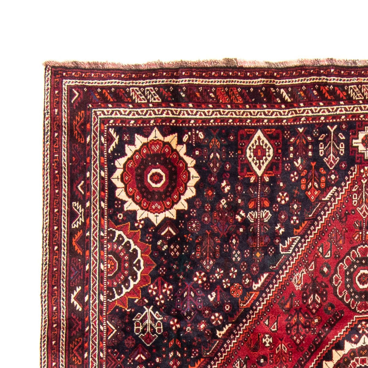 Alfombra persa - Nómada - 315 x 230 cm - rojo oscuro