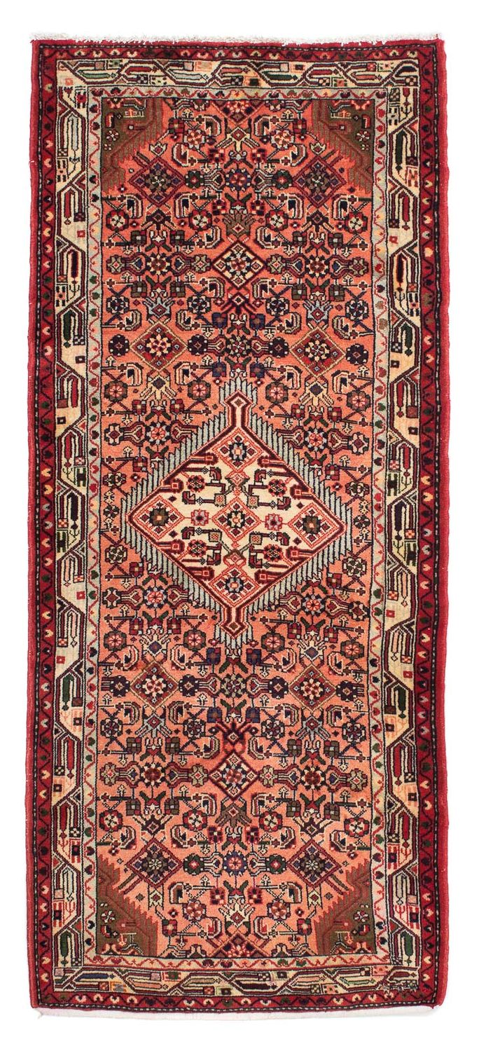 Alfombra de pasillo Alfombra persa - Nómada - 190 x 80 cm - rojo oscuro
