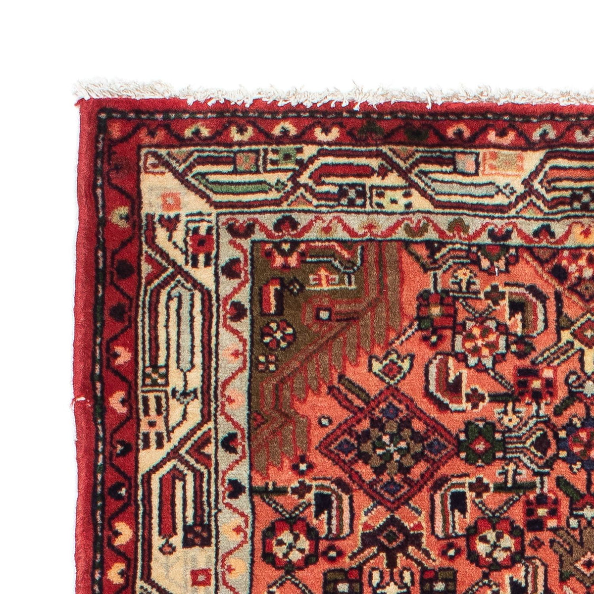 Alfombra de pasillo Alfombra persa - Nómada - 190 x 80 cm - rojo oscuro