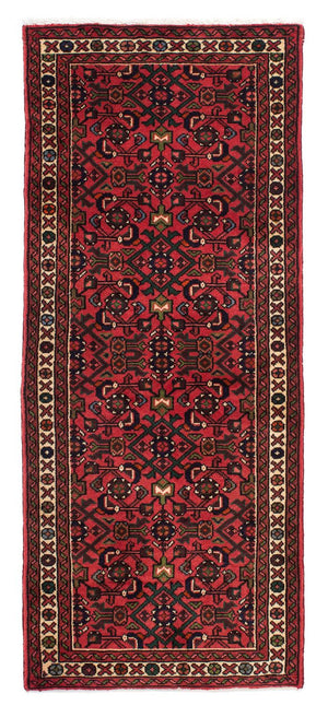 Alfombra de pasillo Alfombra persa - Nómada - 192 x 75 cm - rojo oscuro
