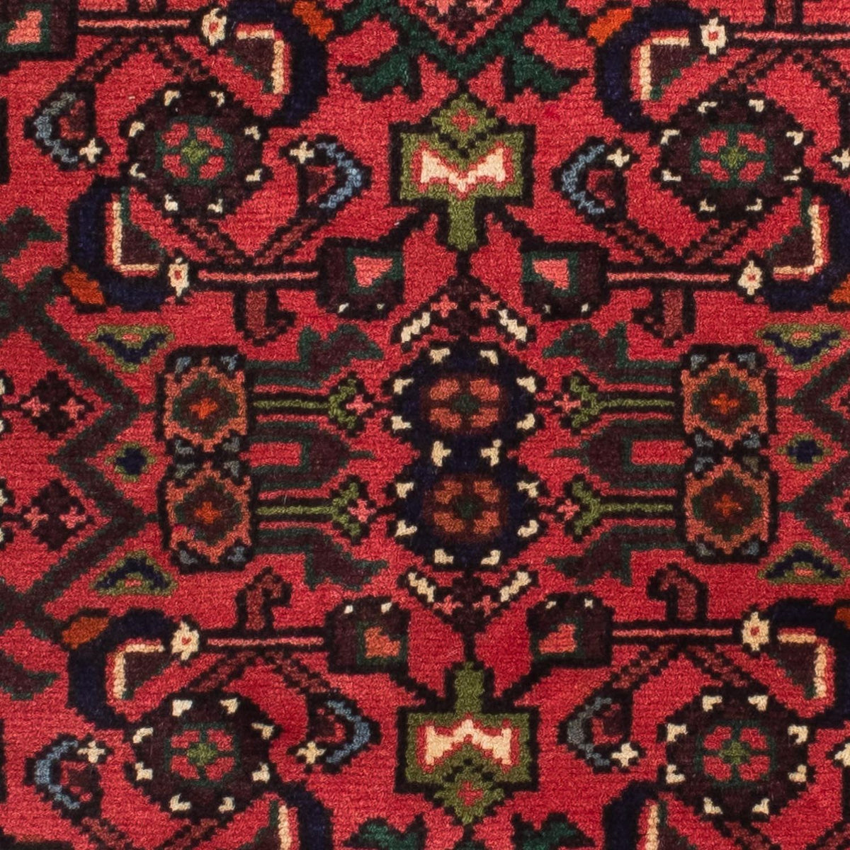 Alfombra de pasillo Alfombra persa - Nómada - 192 x 75 cm - rojo oscuro