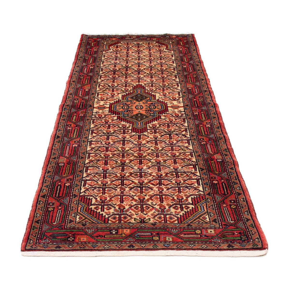 Alfombra de pasillo Alfombra persa - Nómada - 210 x 83 cm - beige