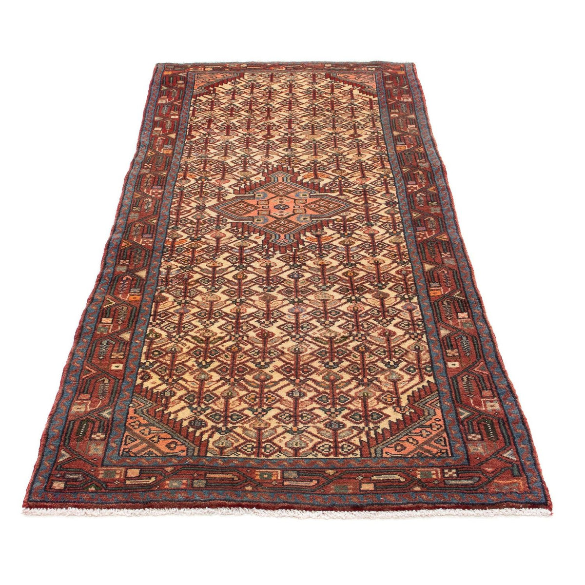 Alfombra de pasillo Alfombra persa - Nómada - 210 x 85 cm - beige