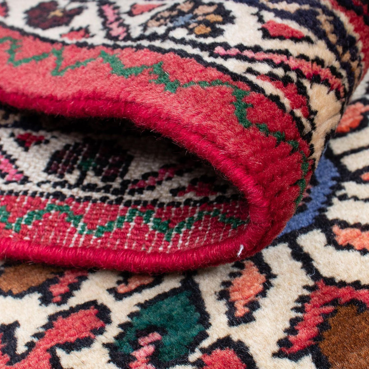 Alfombra de pasillo Alfombra persa - Nómada - 192 x 70 cm - rojo oscuro